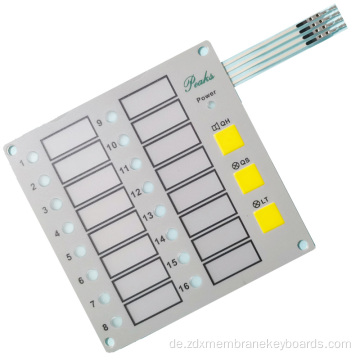 Druckknopf-Membranschalter-Tastatur für Fernbedienung